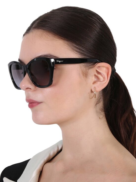 Salvatore Ferragamo SF957S 214 Cat Eye Sunglasses - Havana / Brown
